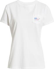 vineyard vines Flag Whale Graphic Pocket T-Shirt