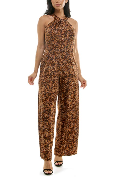 Twisted Halter Neck Jumpsuit