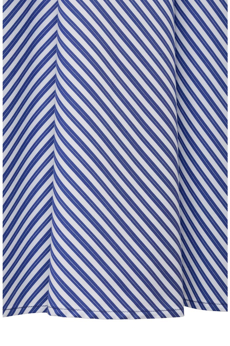 Prima Stripe Cotton Blend Midi Dress, Alternate, color, BLUE
