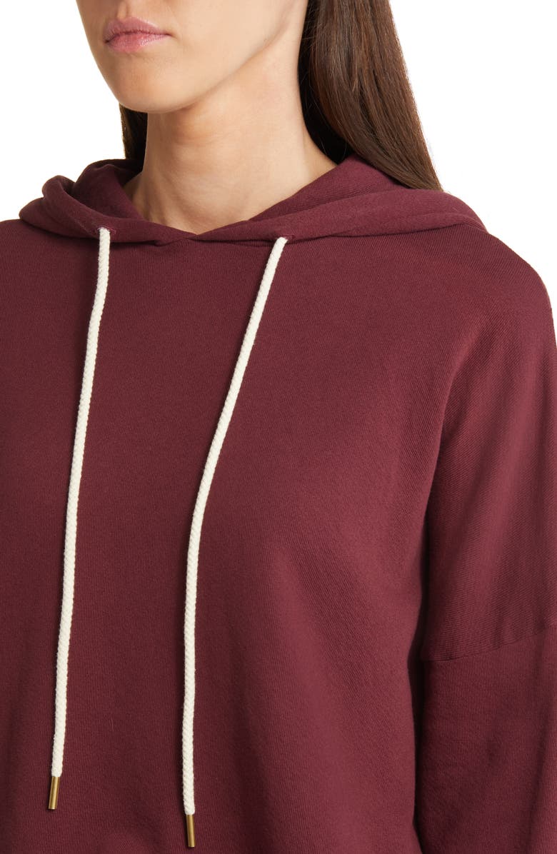 THE GREAT. The Teammate French Terry Hoodie, Alternate, color,