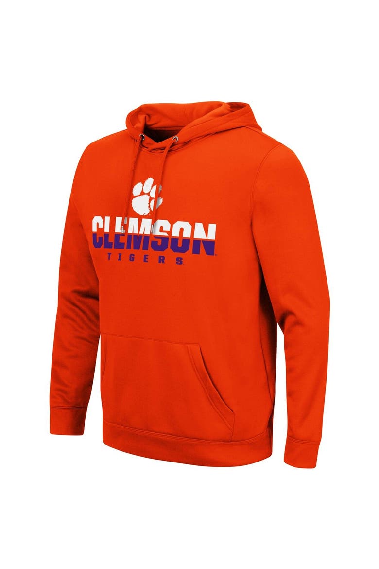 Men's Colosseum Orange Clemson Tigers Lantern Pullover Hoodie, Alternate, color, Orange