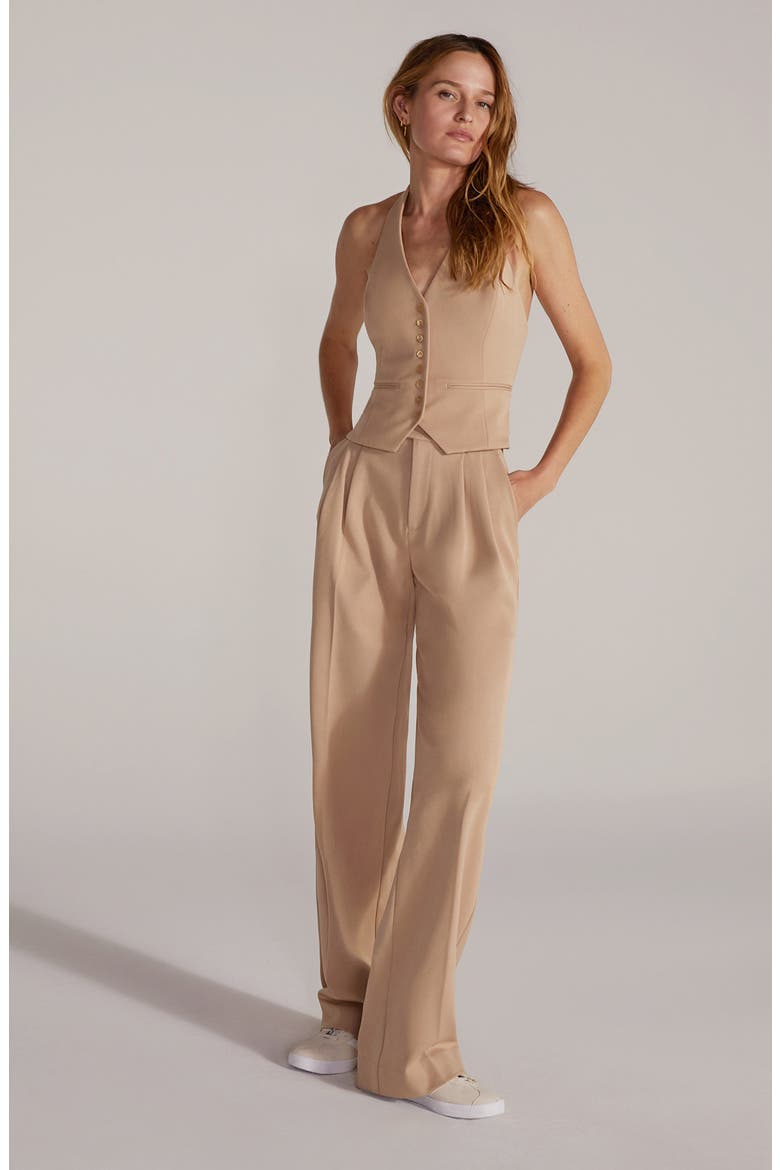 The Favorite Halter Neck Vest, Alternate, color, BEIGE