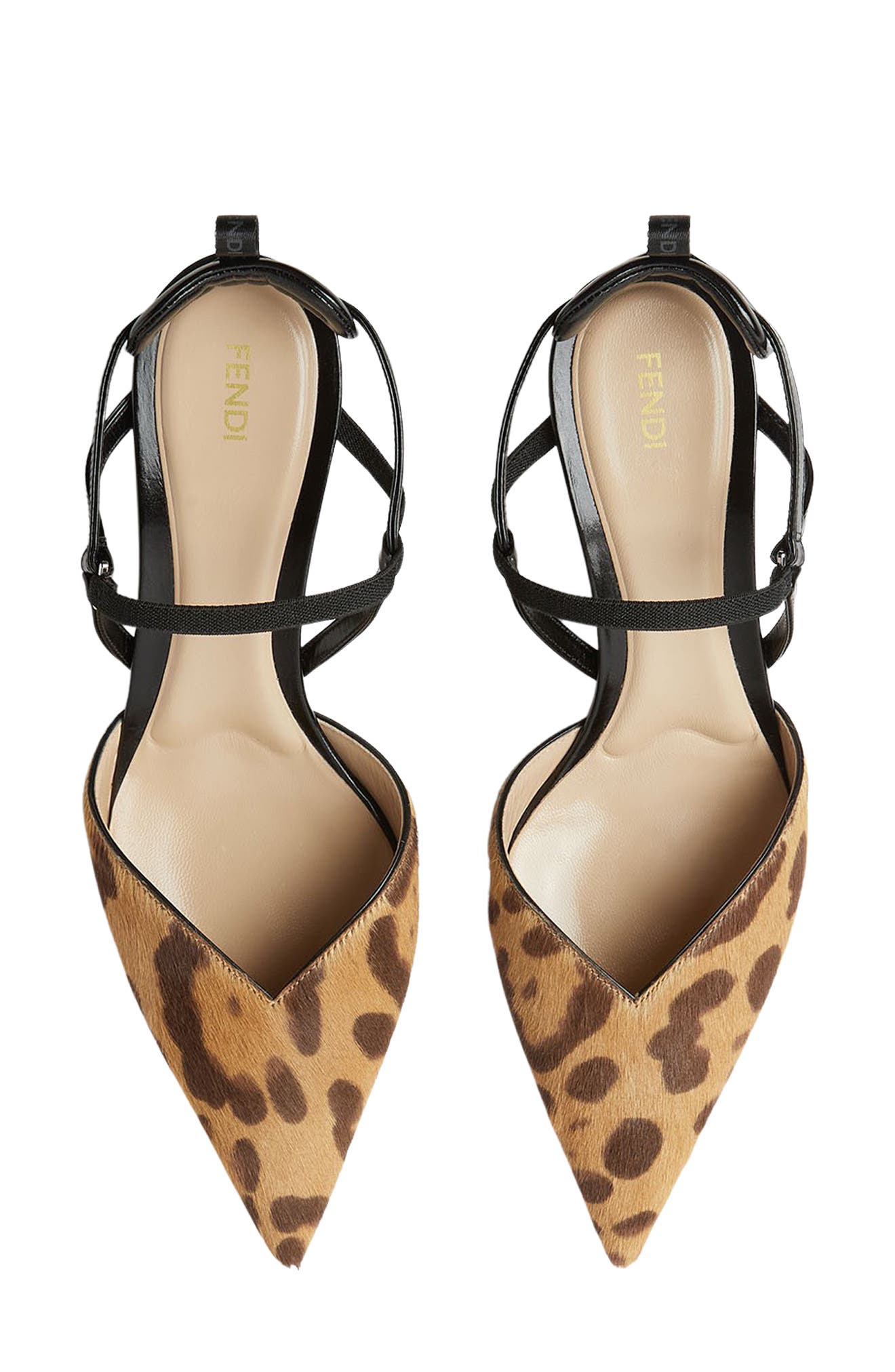 Very Colibrì Genuine Calf Hair Slingback Pump, Alternate, color, MIELE BROWN NERO CALF HAIR
