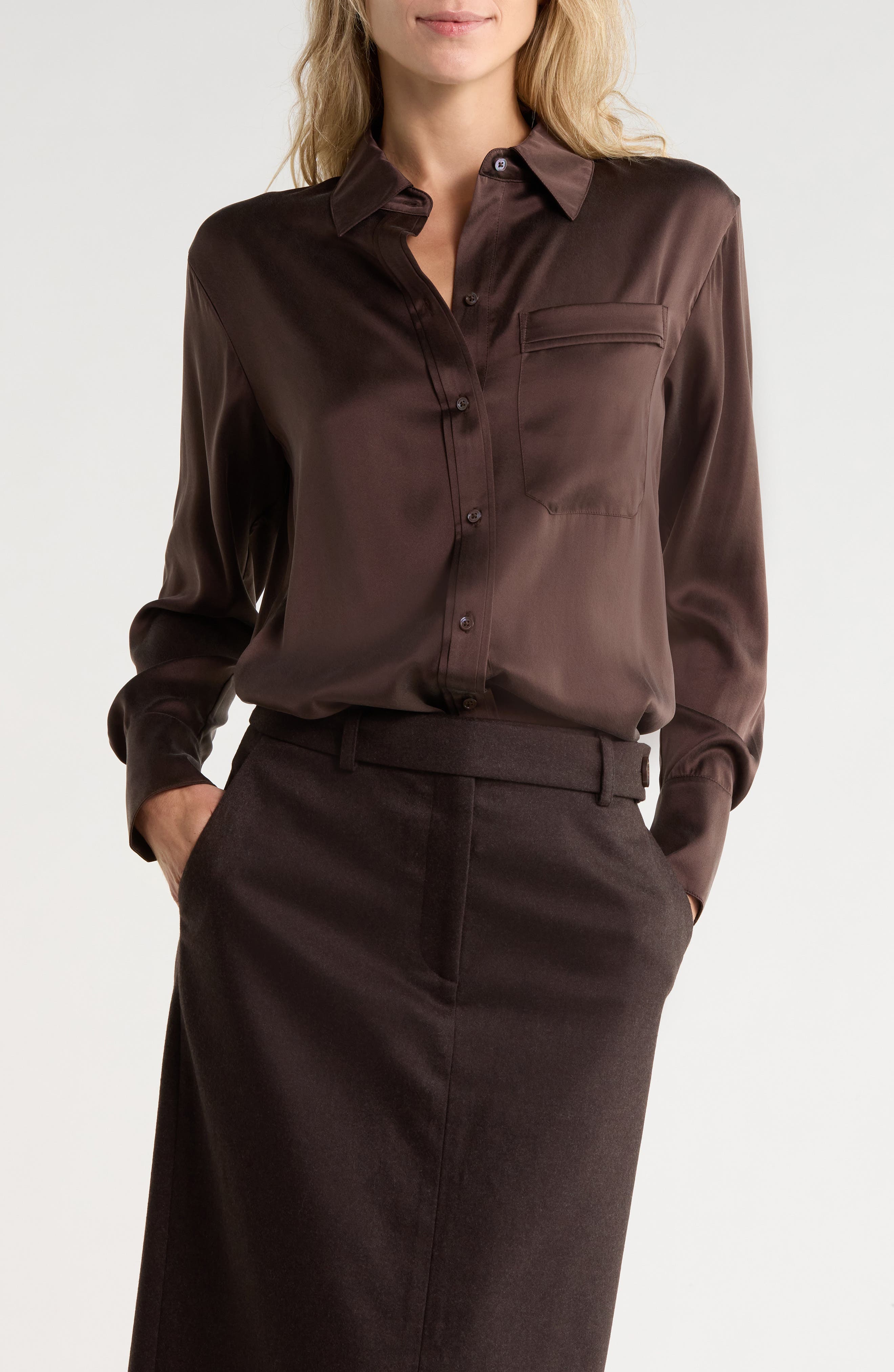 Joey Stretch Silk Shirt