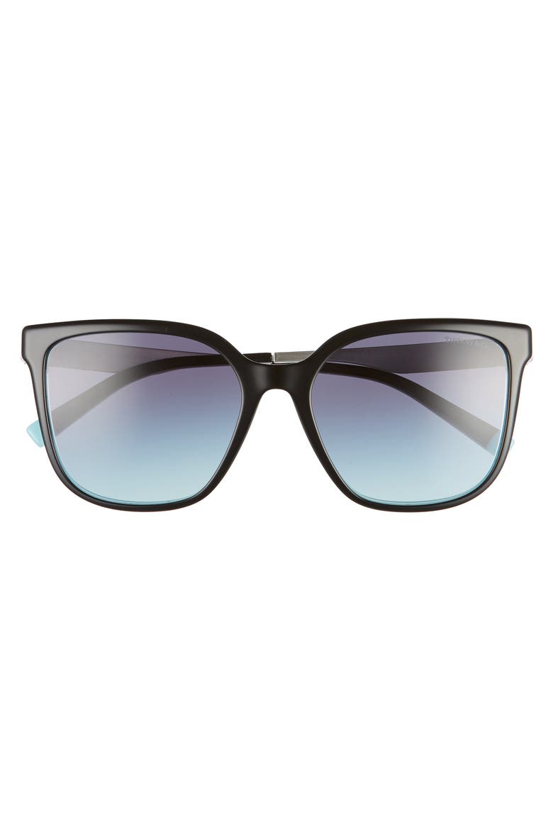 54mm Gradient Sunglasses, Alternate, color, BLACK BLUE/ AZURE GRADIENT
