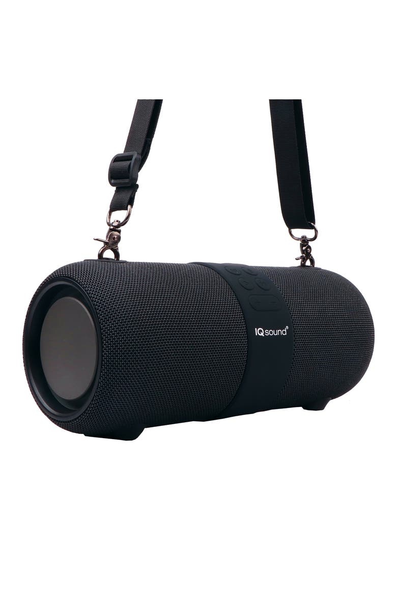 Portable Bluetooth Fabric Speaker with TWS, Alternate, color, Black