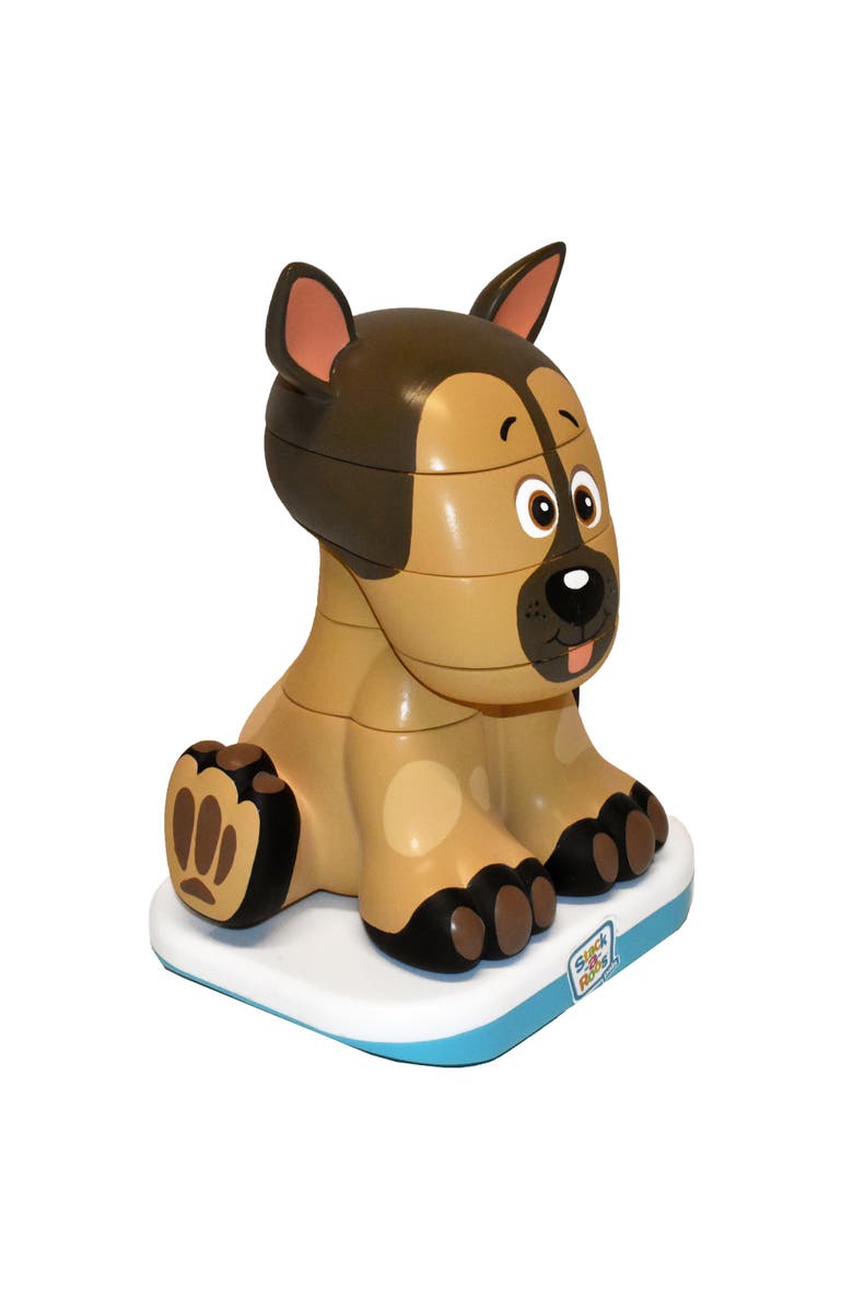 Stack-a-Roos Stackaroos Pals Shepherd Puppy 5Pc Stacking Tower, Lights 
Sounds, Stem, Alternate, color, 