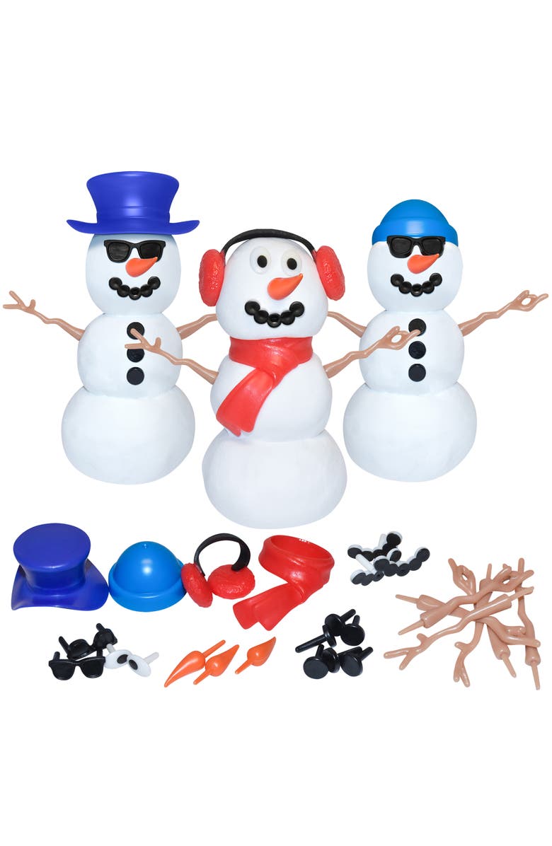 Build Buddiez Snowman Craft Kit 3 Pack, 5+, Alternate, color, Multicolored