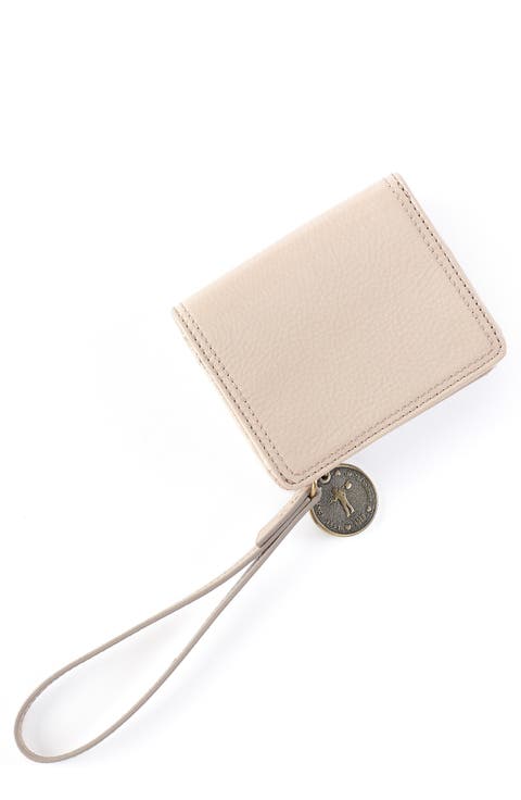 Coin Leather Wristlet Wallet