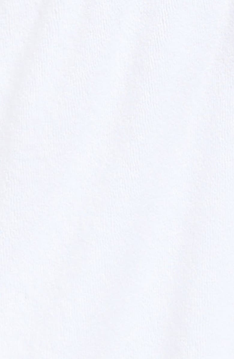 Little Me Kids' Rickrack Hooded Cotton Blend Cover-Up Dress, Alternate, color, White