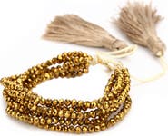 Adornia Multi Strand Black Bead Adjustable Bracelet