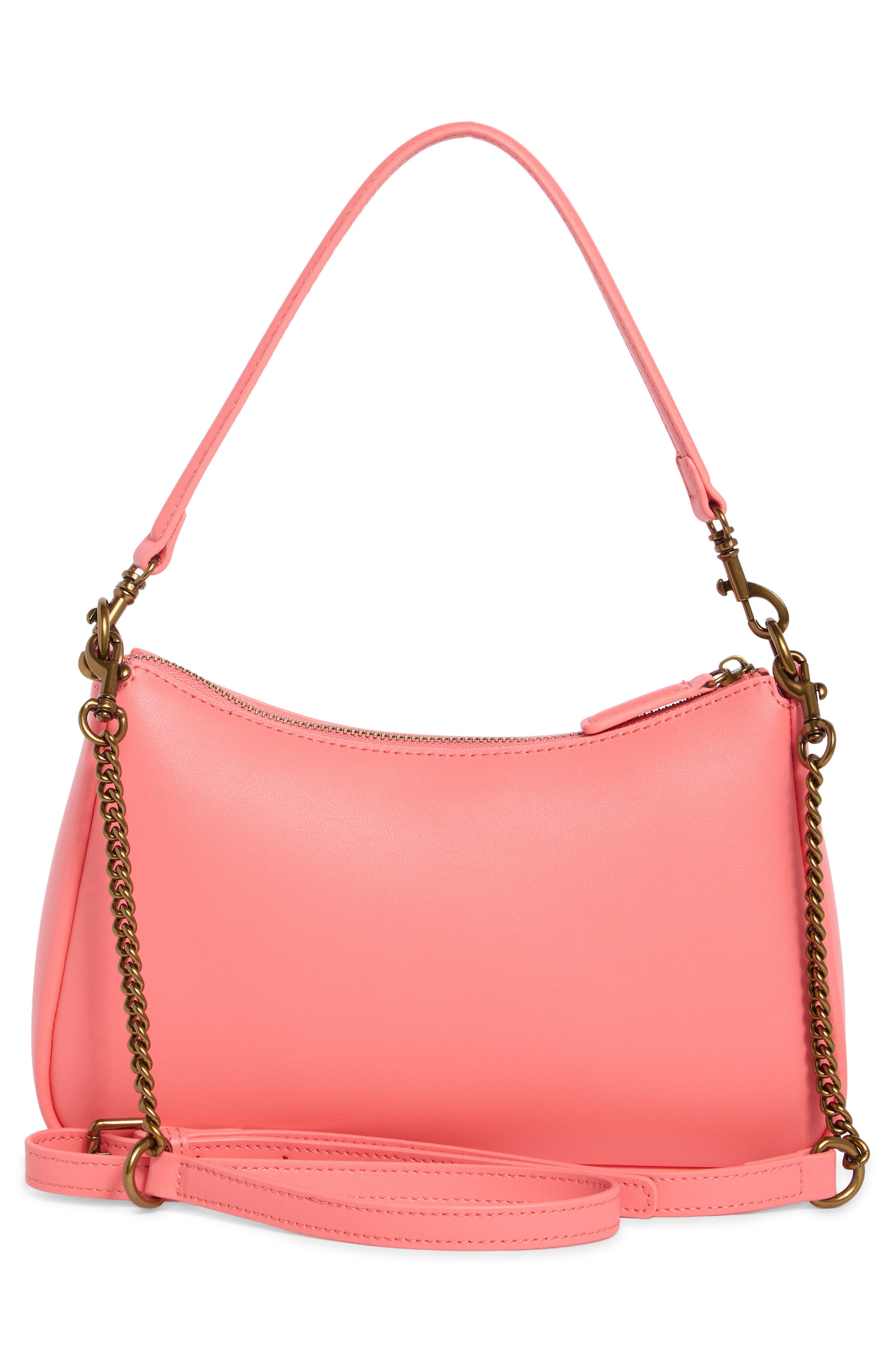 Kurt Geiger London Highgate Leather Shoulder Bag, Alternate, color, Open Pink