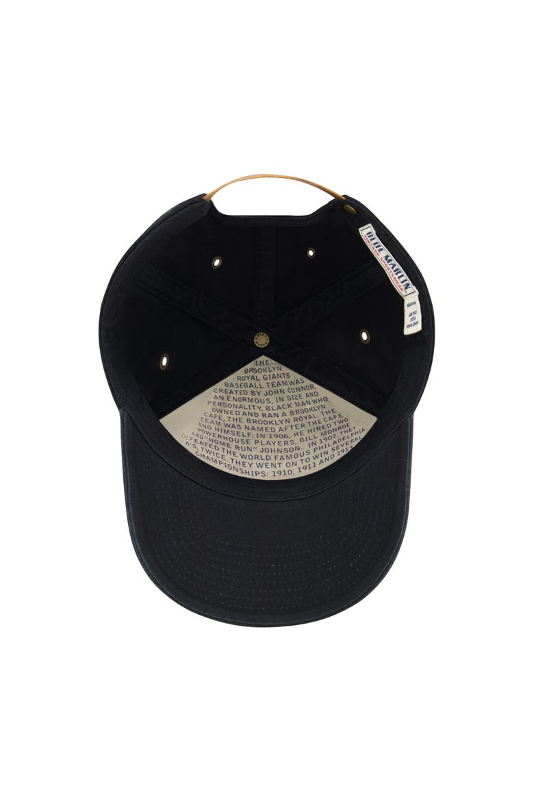 Brooklyn Royal Giants Baseball Cap, Alternate, color, BLACK