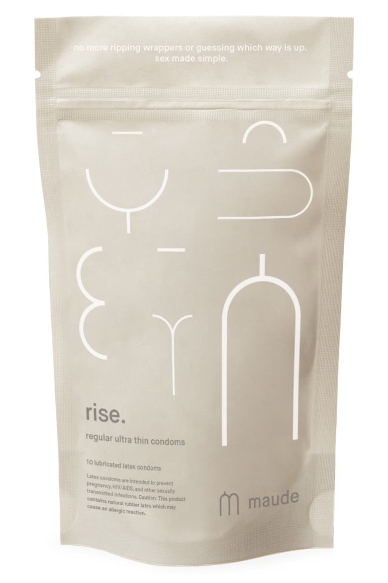 Rise Regular Ultra Thin Condoms, Main, color, NO COLOR