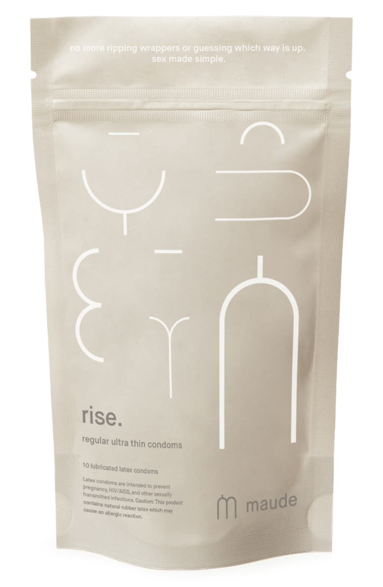 maude Rise Regular Ultra Thin Condoms, Main, color,