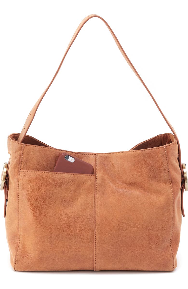 HOBO Render Leather Shoulder Bag, Alternate, color, Whiskey