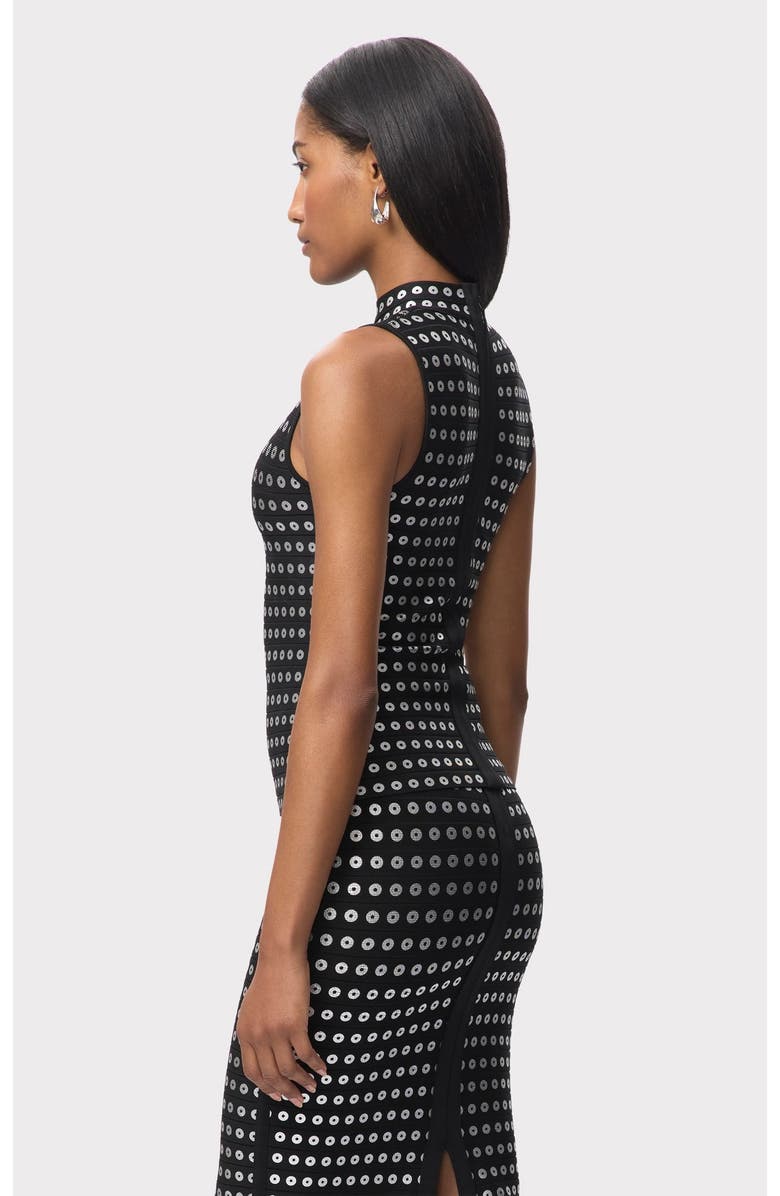 Herve Leger The Carina Top, Alternate, color, Black