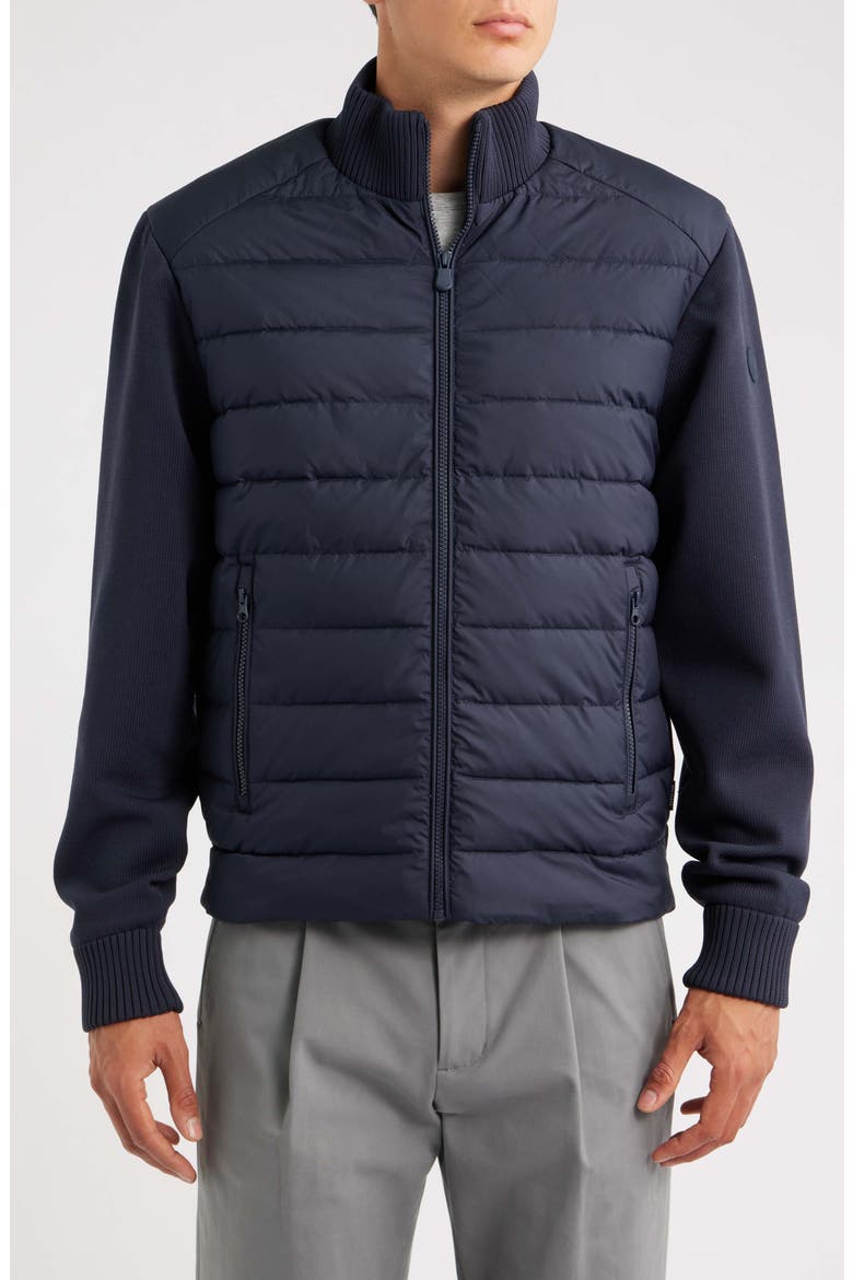 Sedum Hybrid Puffer Jacket, Alternate, color, BLUE BLACK
