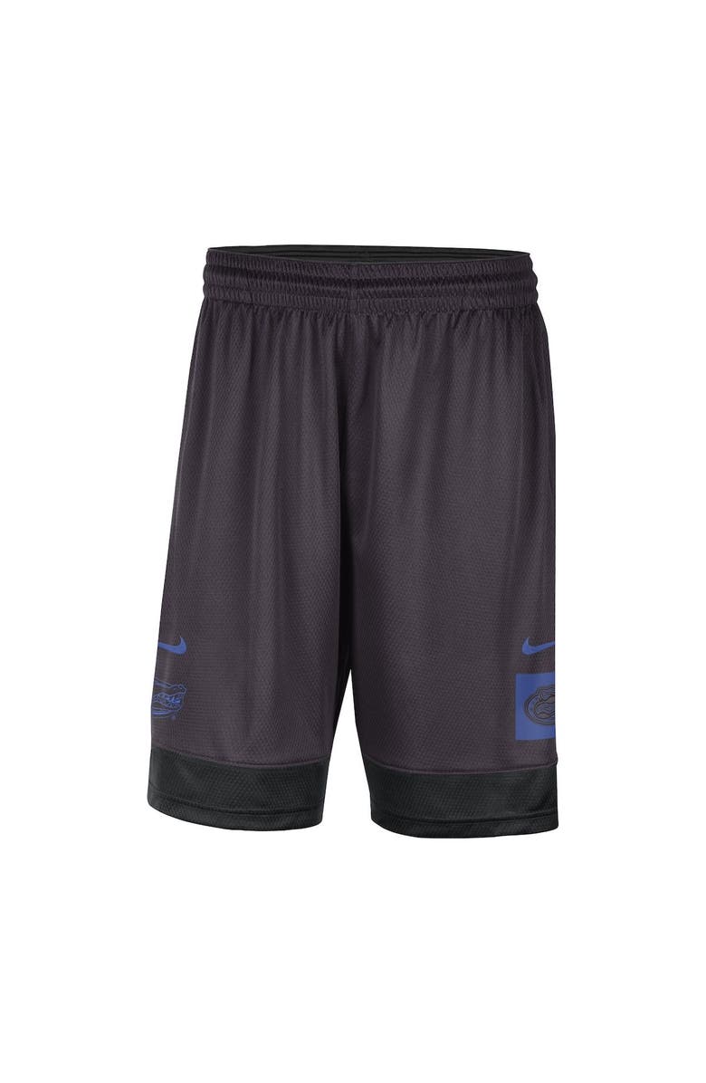 Nike Men's Nike Charcoal Florida Gators Performance Fast Break Shorts, Alternate, color, Charcoal