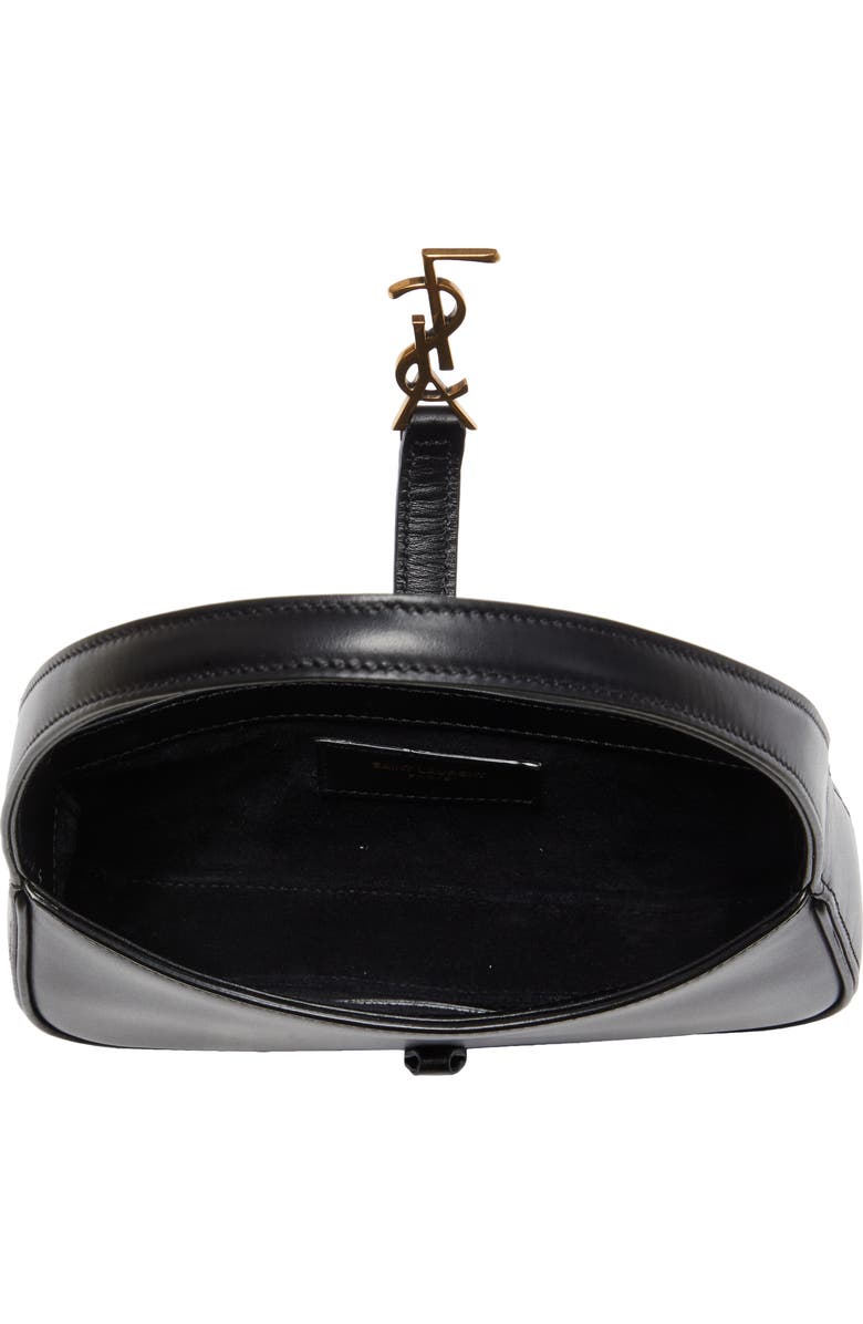 Saint Laurent Micro Le 5 à 7 Leather Hobo, Alternate, color,