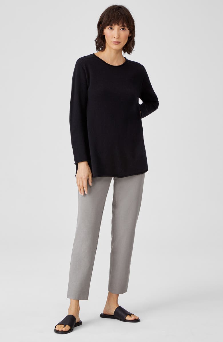 Eileen Fisher High Waist Ankle Slim Pants, Alternate, color,