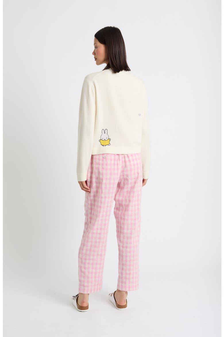 Wool-Cashmere Miffy Pocket Play Cardigan, Alternate, color, Cream