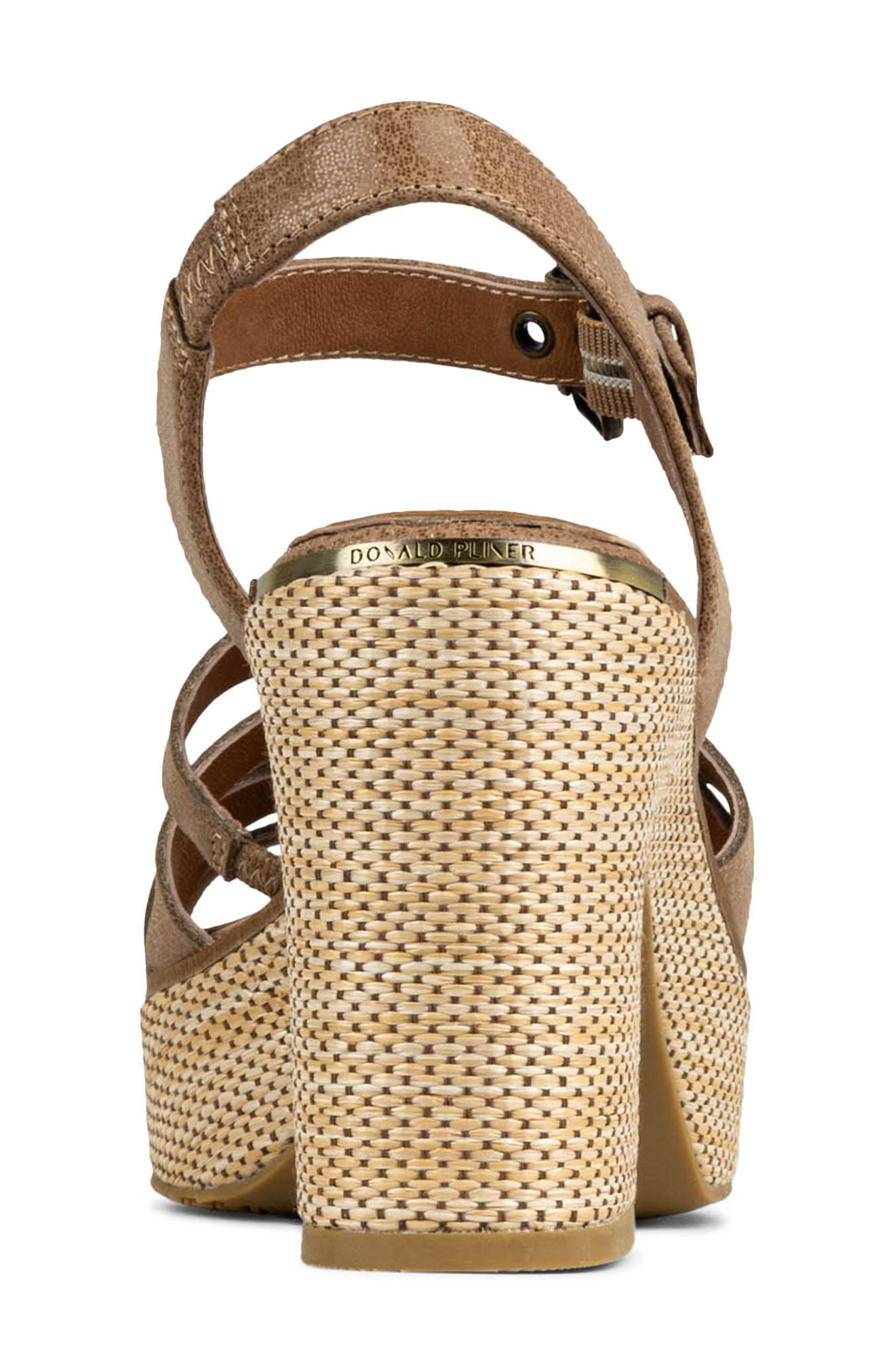 Tyna Platform Slingback Sandal, Alternate, color, TOBACCO