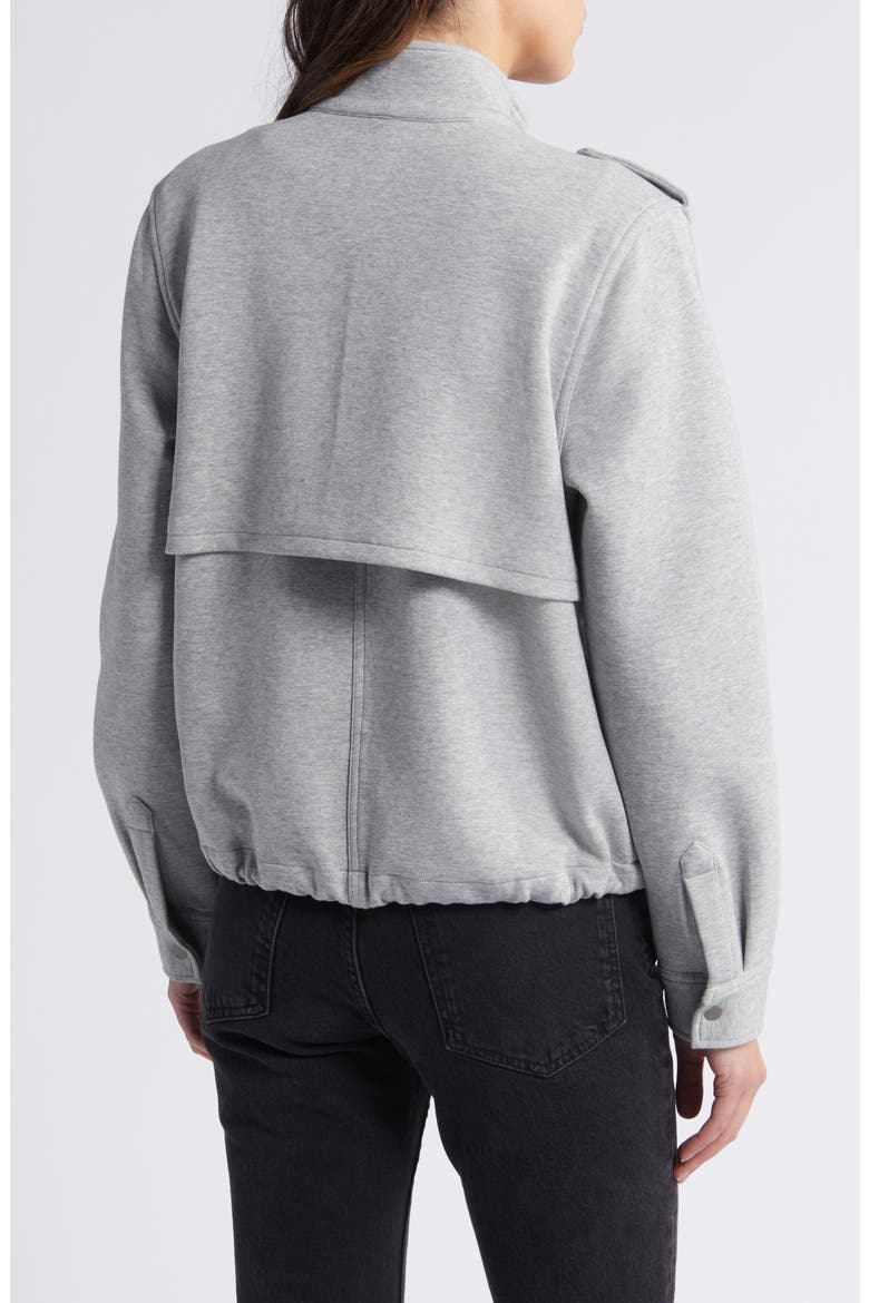Collins Jersey Military Jacket, Alternate, color, HEATHER GREY