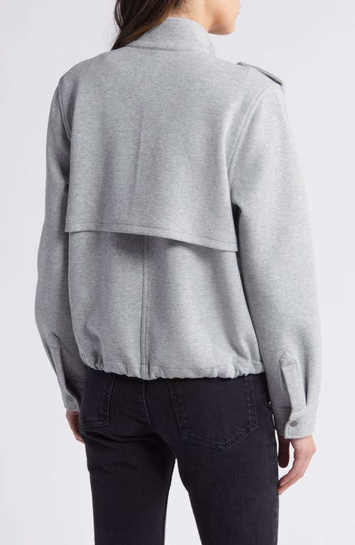 Rails Collins Jersey Military Jacket In Heather Grey
