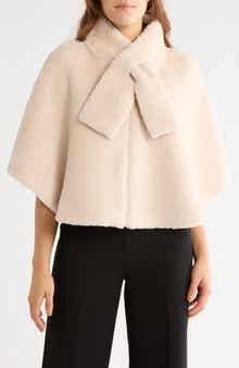 FAUX FUR CAPE