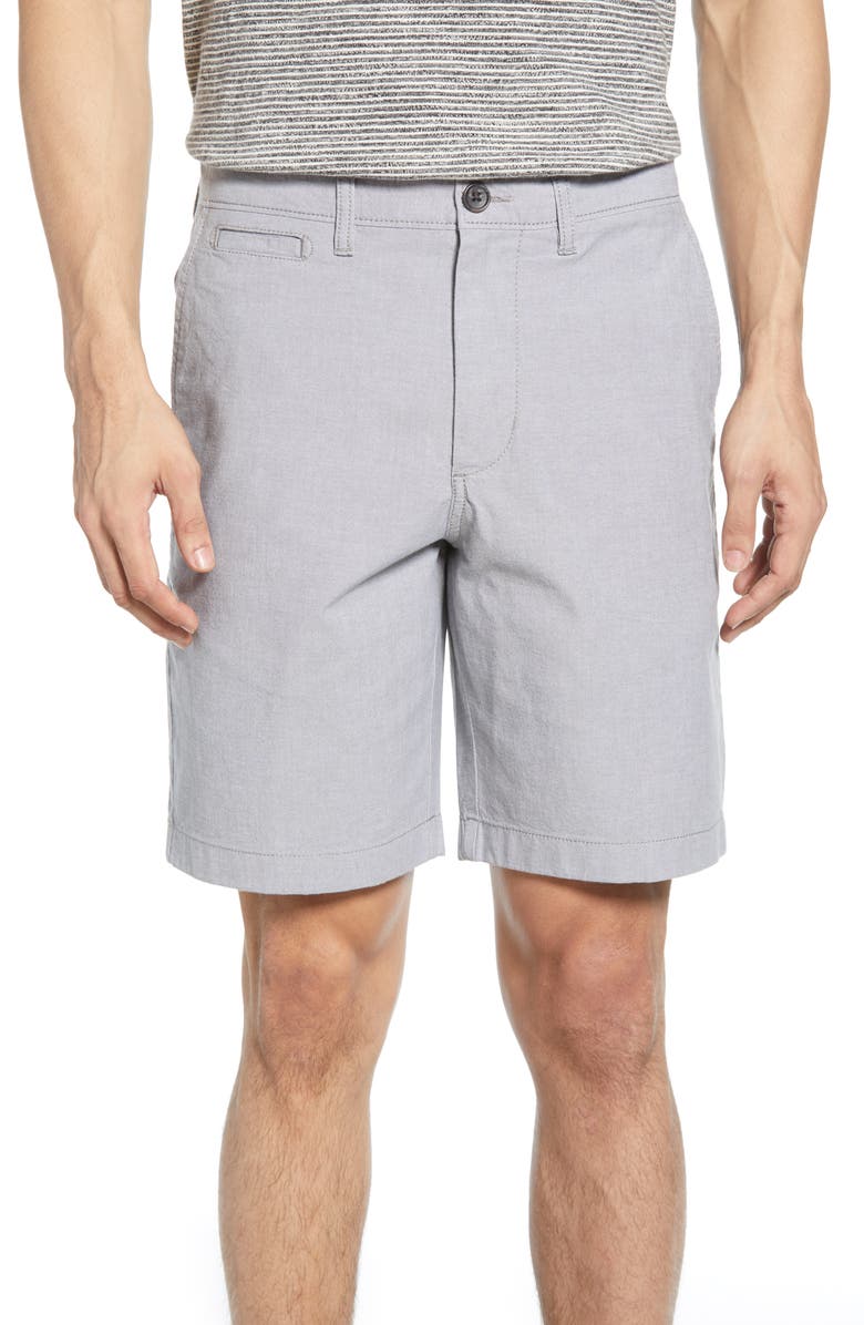 1901 Ballard Slim Fit Stretch Chambray Shorts, Main, color, 