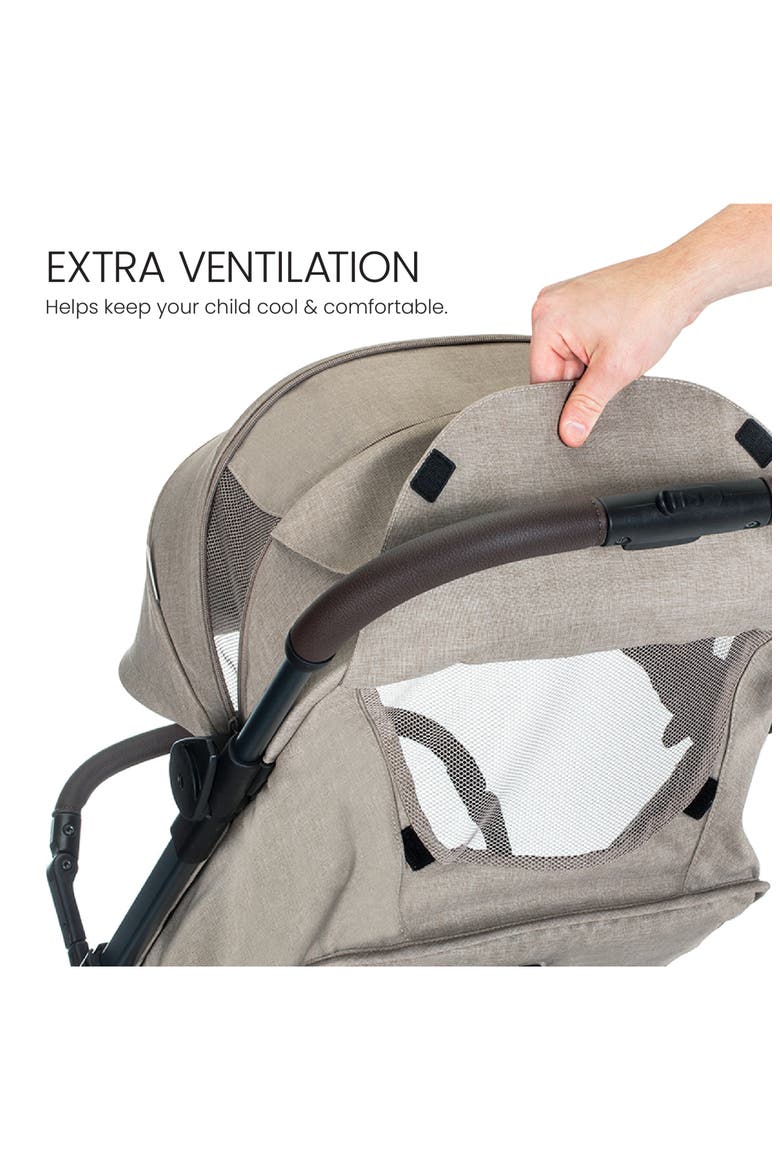 Juniper™+ Compact Stroller with Cup Holder & Carry Strap, Alternate, color, TEAK