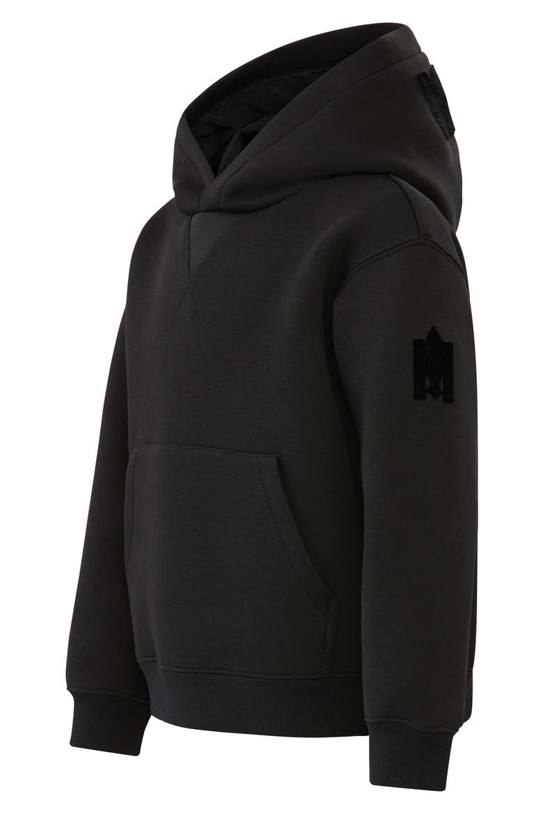 Kids' Dru Logo Hoodie, Alternate, color, BLACK