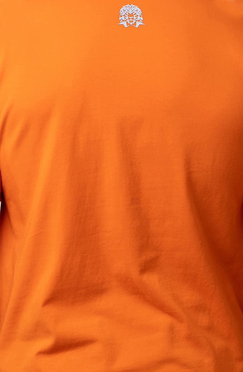 Maceoo Vivaldi Cotton V-Neck T-Shirt, Alternate, color, Orange