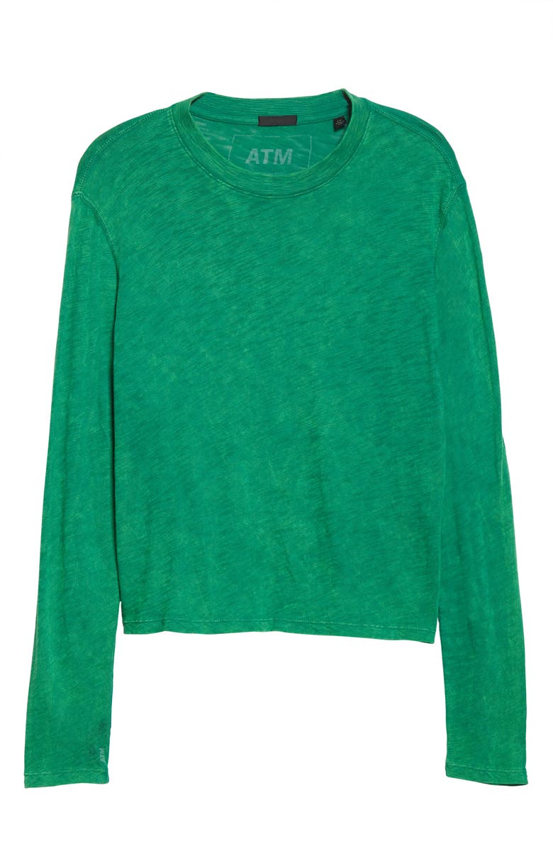 ATM Anthony Thomas Melillo Long Sleeve Cotton Top, Alternate, color,