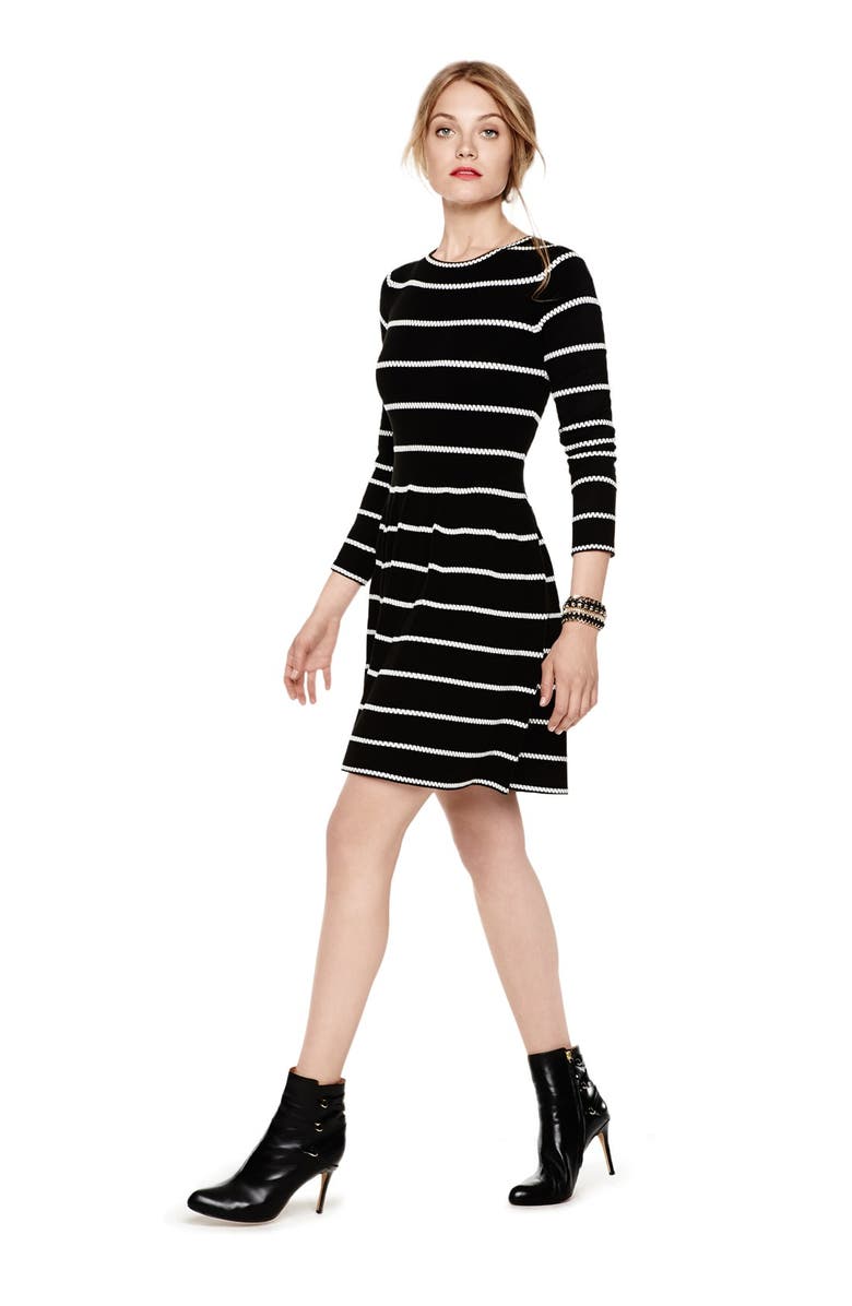 Eliza J Knit Fit & Flare Dress, Alternate, color,