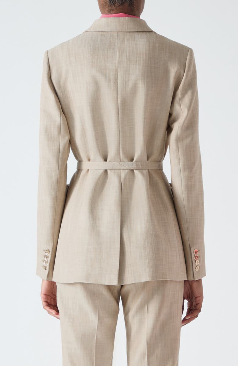 LK Bennett Amelia Belted Jacket, Alternate, color, 