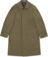 Fortela Vintage Blue Single-Breasted Coat