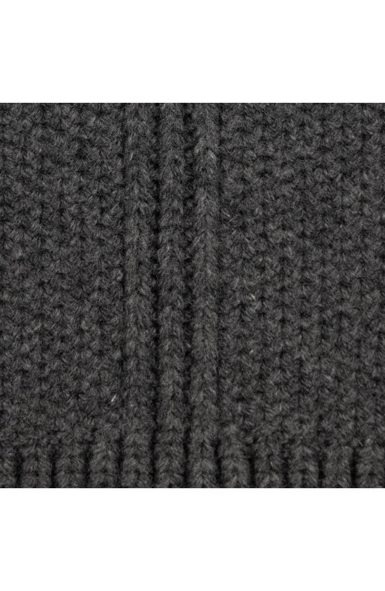 Echo Chunky Rib Scarf, Alternate, color, Charcoal