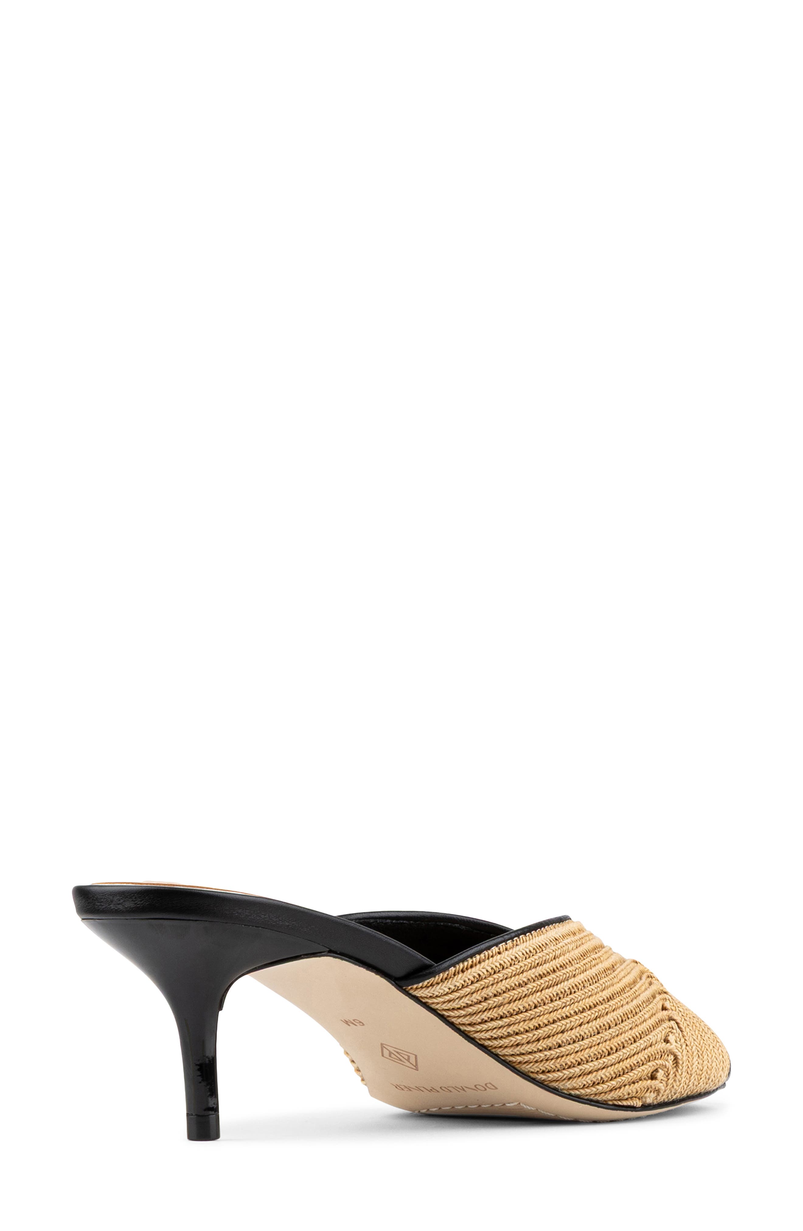 Donald Pliner Raffia Sandal, Alternate, color, Black