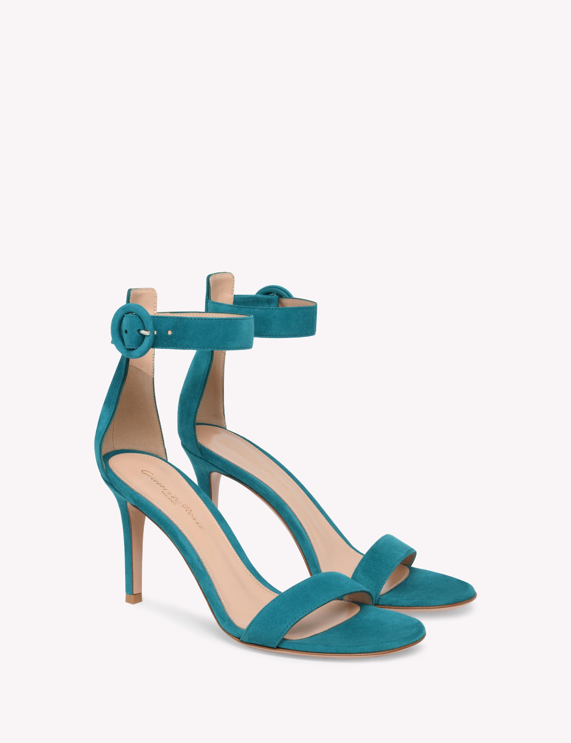 Portofino 85 Sandals, Alternate, color, Blue Suede