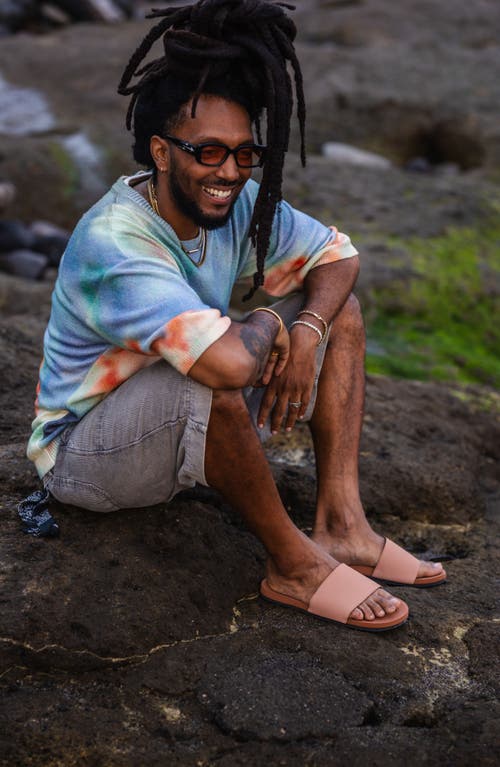 Indosole Responsibly-made Tire Sole Slide Sandals In Multi