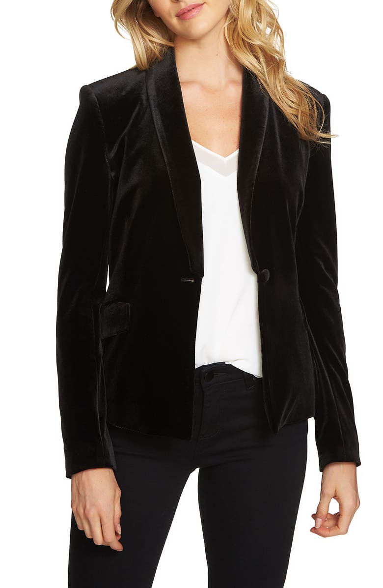 1.STATE Velvet Tuxedo Blazer, Main, color,