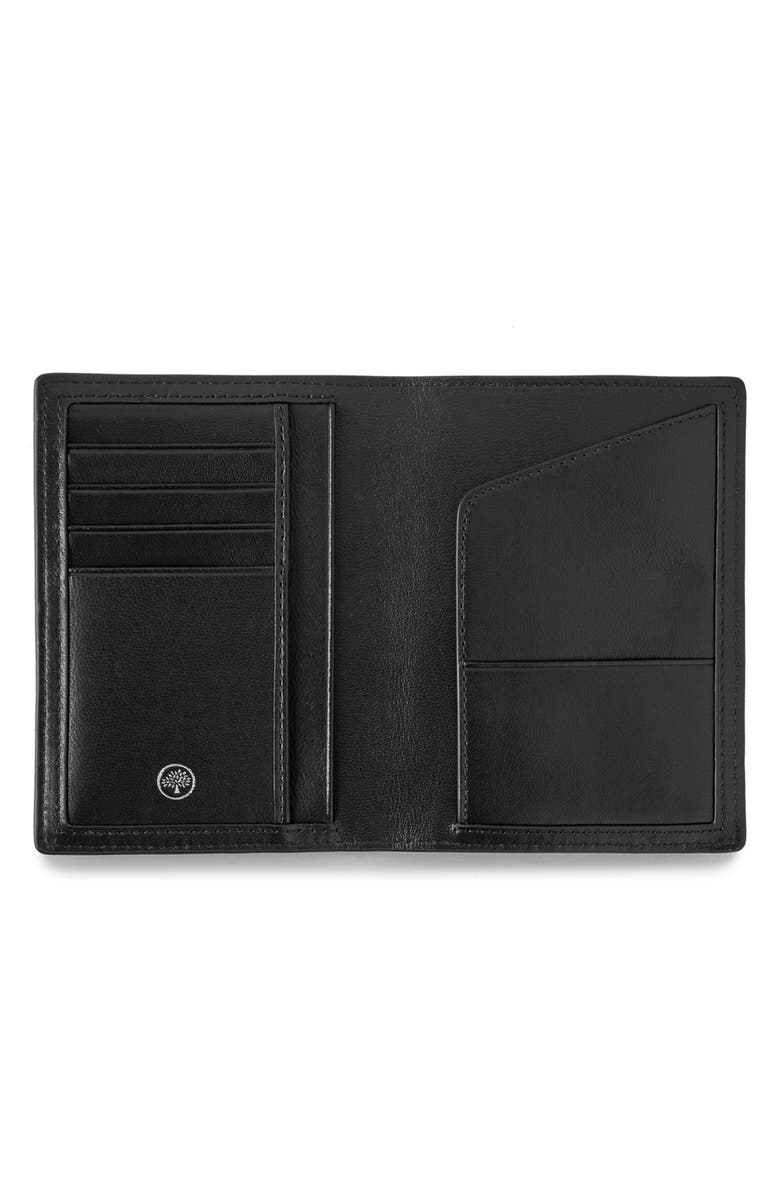 Mulberry Leather Passport Cover Wallet, Alternate, color, 
