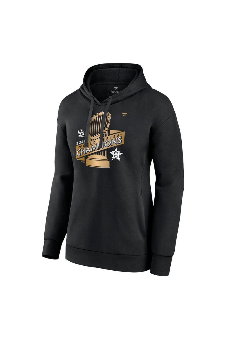 Women's Fanatics Branded Black Houston Astros 2022 World Series Champions Parade Pullover Hoodie, Alternate, color, Black