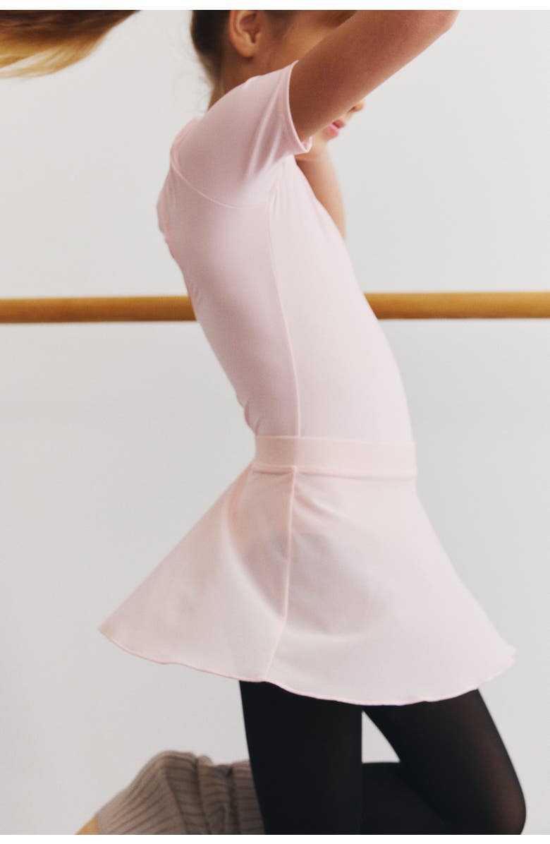 H&M 2-piece Leotard And Skirt Set With Drymove, Alternate, color, Light Pink