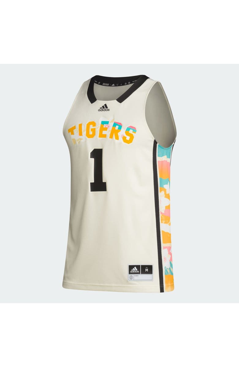adidas Men's adidas #1 Khaki Grambling Tigers Honoring Black Excellence Basketball Jersey, Alternate, color, Khaki