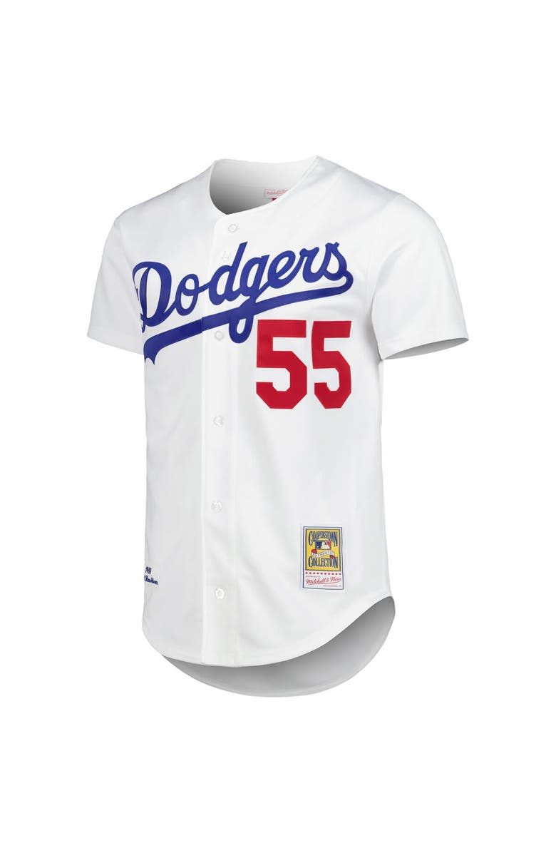 Mitchell & Ness Men's Mitchell & Ness Orel Hershiser White Los Angeles Dodgers Cooperstown Collection Authentic Jersey, Alternate, color, 