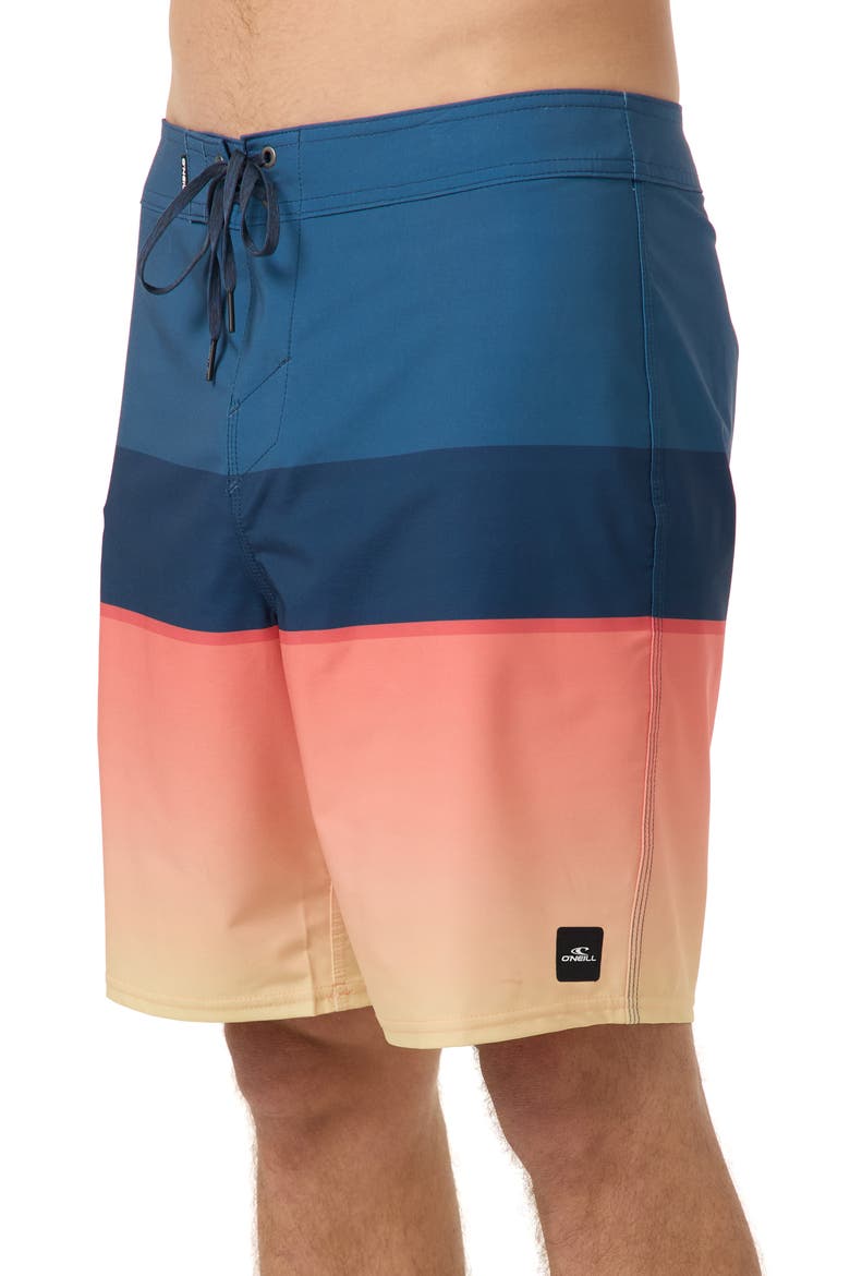 Hyperfreak Heat Block Swim Trunks, Alternate, color, PERSIMMON