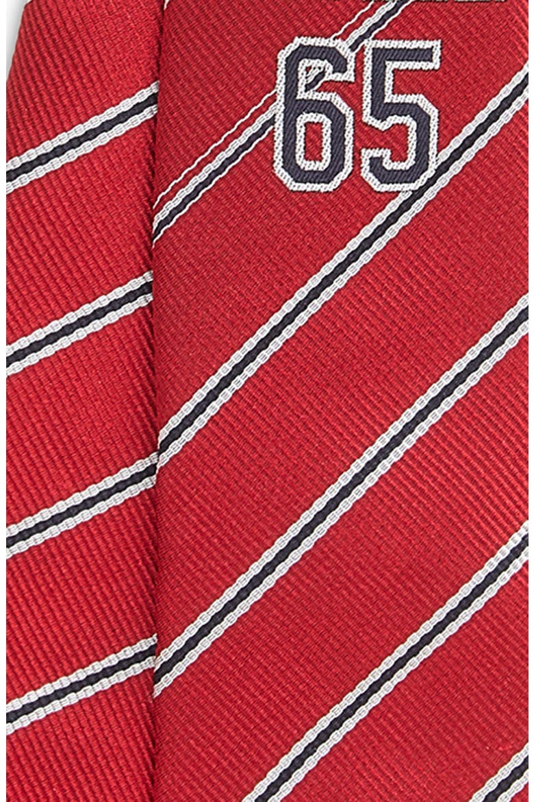 Jacquard Browne 65 Stripe Silk Tie, Alternate, color, RED